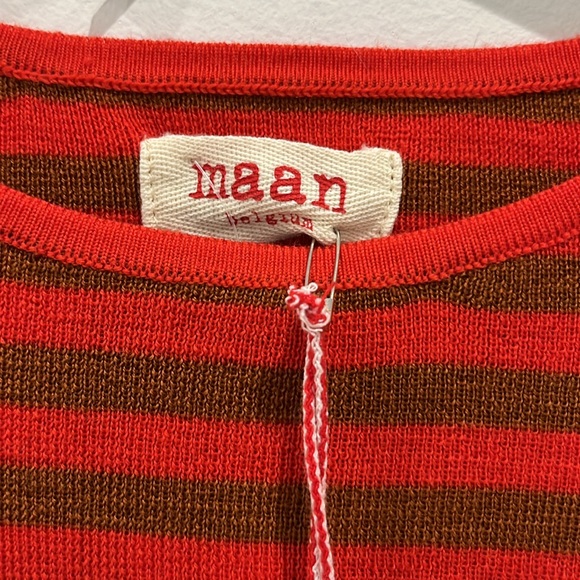 NWT Maan Wes Marine Striped Sweater - Size 10 - Picture 4 of 4